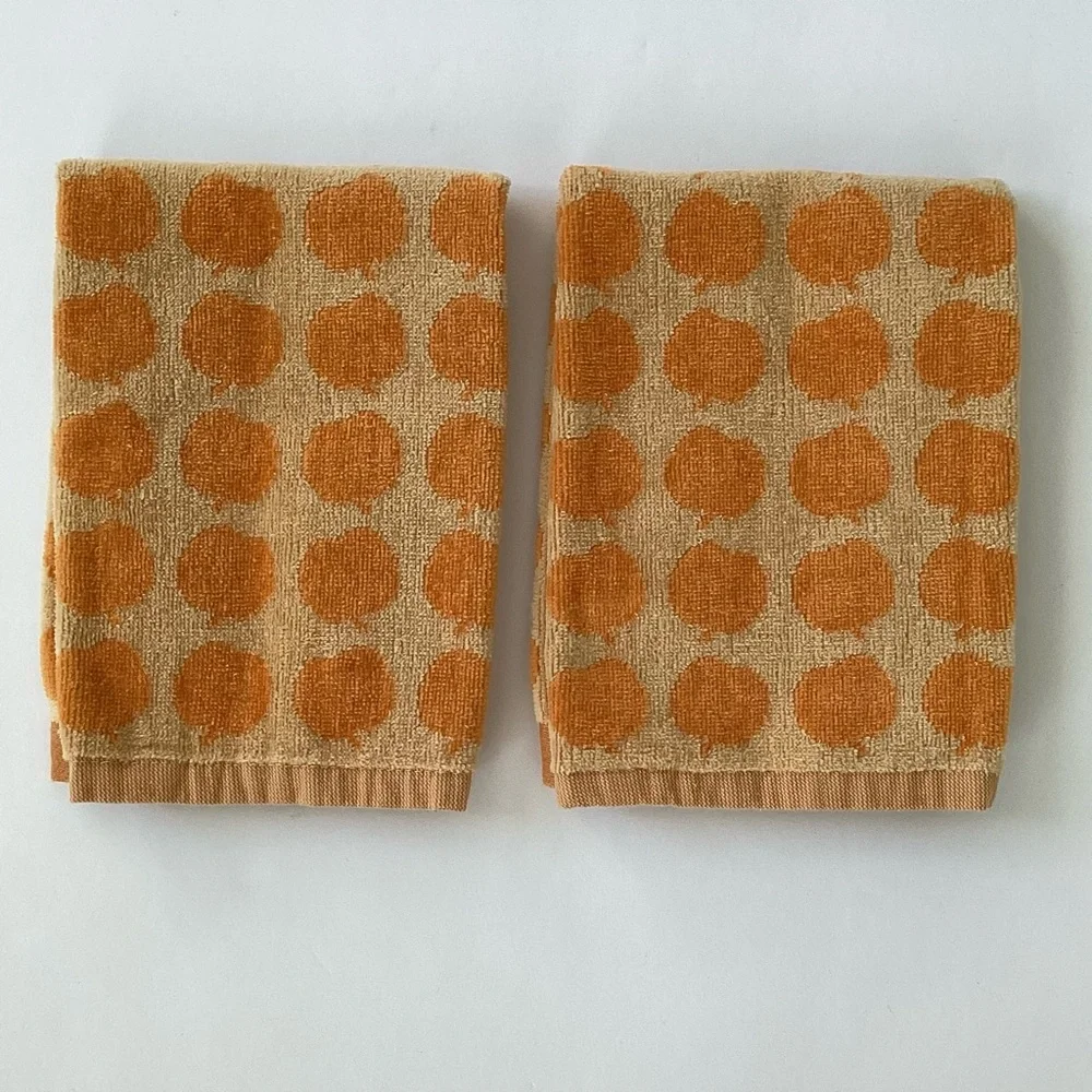 Harvest pumpkin towels